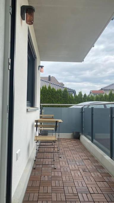 Strahlende Erdgeschoss-Wohnung Im Neubau Naehe Legoland Ichenhausen Kültér fotó